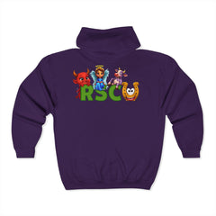 Playful Characters Unisex Full Zip Hoodie