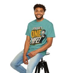 T-Shirt — “You Get One Wife!” Vintage Graphic Tee (Funny Relationship Quote)