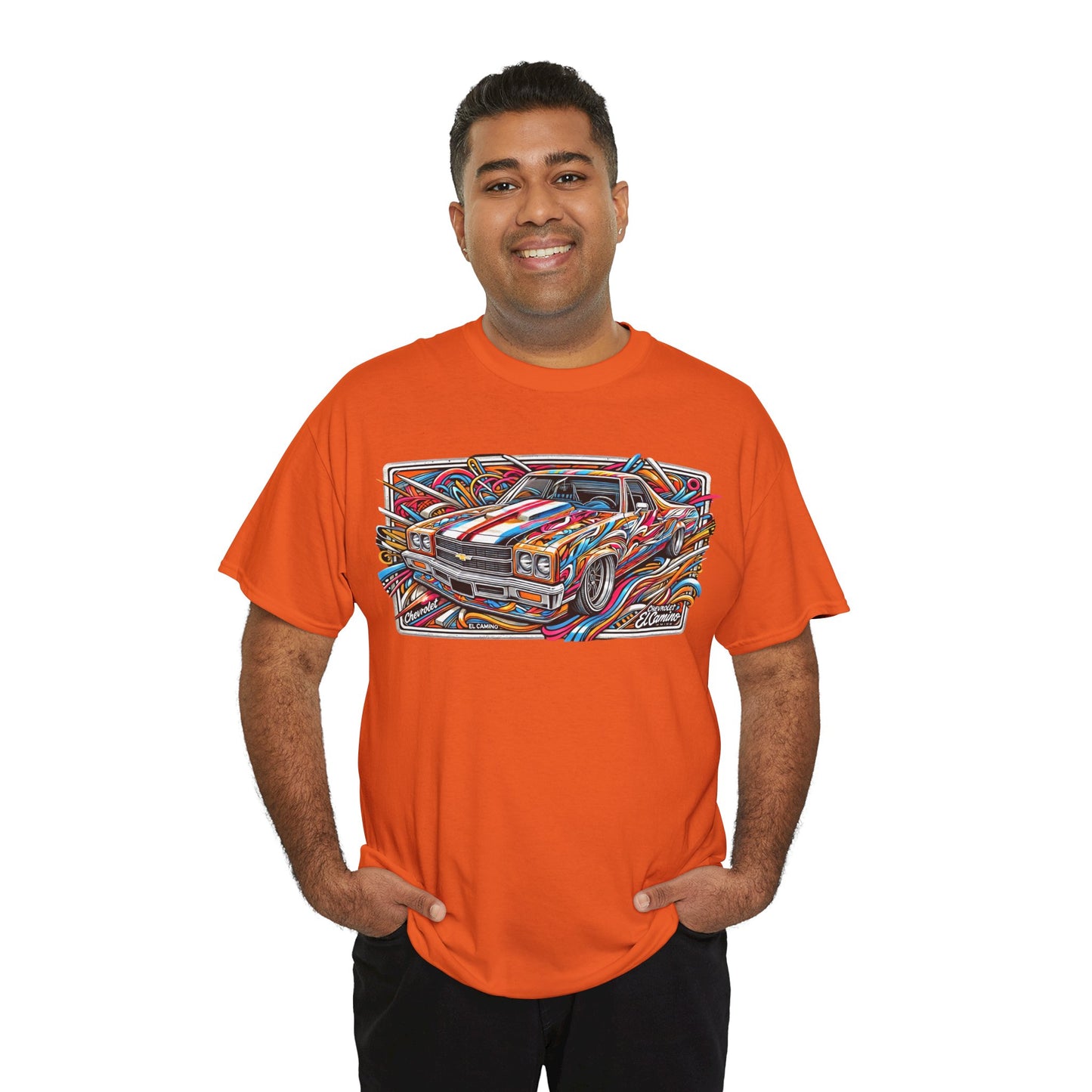 Graffiti Mania Chevrolet El Camino Graphic - Unisex Heavy Cotton Tee