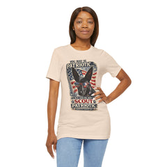 Personalized with your Dogs name and image - Patriotic Dog T-Shirt