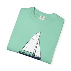 Hempstead Bay Sailing Club Graphic T-Shirt — "Real Sailors Fly Scots" Nautical Tee