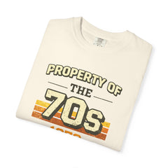 70s Retro Tee – "Property of the 70s 1976" Vintage Graphic T-Shirt