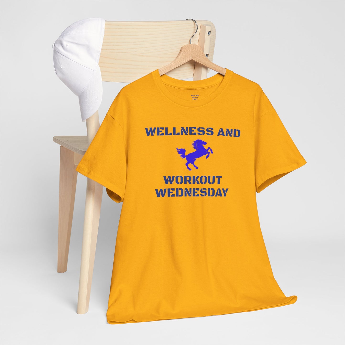 CHC Elementary School WELLNESS and WORKOUT WEDNESDAY - Unisex Heavy Cotton T-Shirt