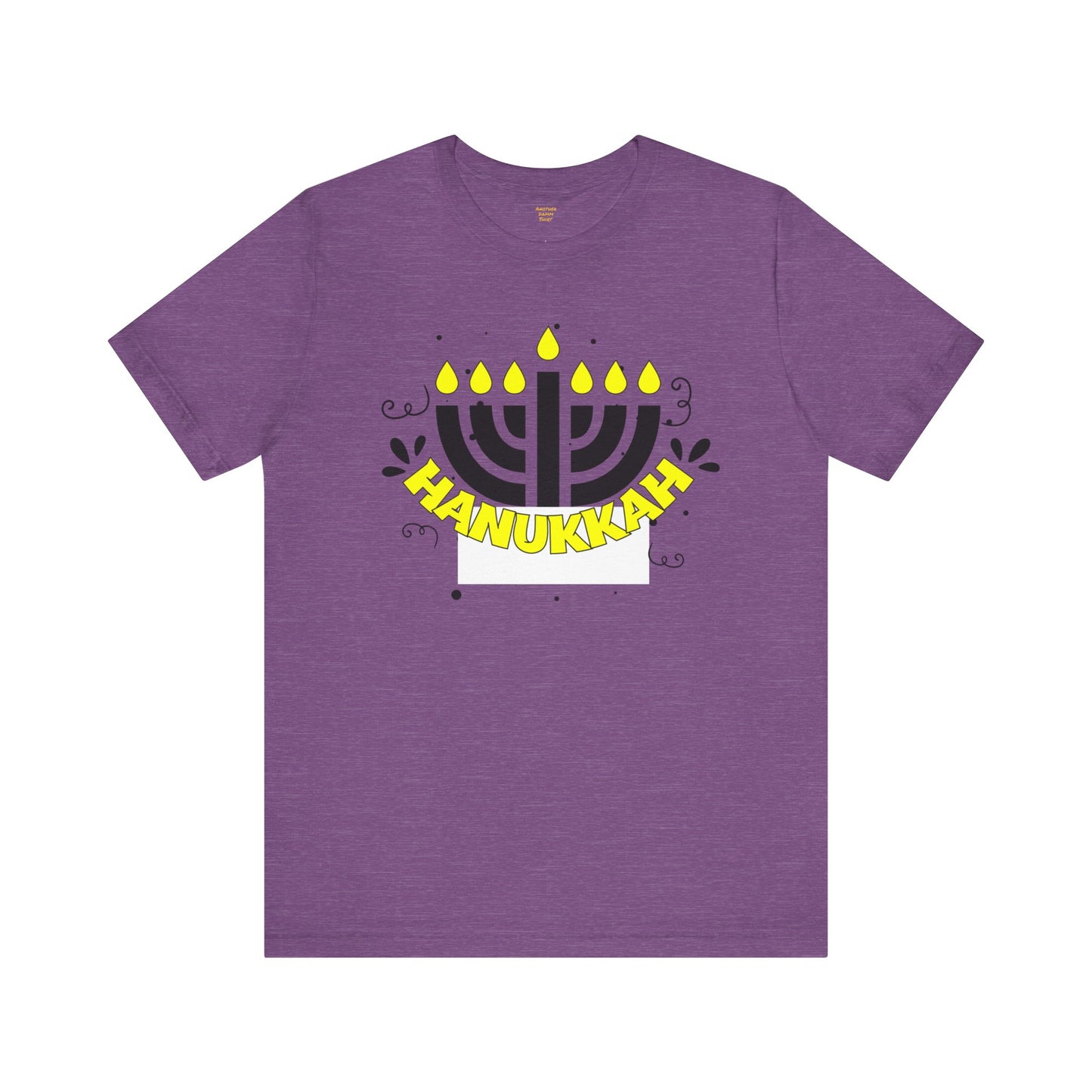 Hanukkah Menorah - Unisex Jersey Short Sleeve Tee