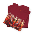 Fiery Fire Demon - Graphic Unisex Heavy Cotton Tee