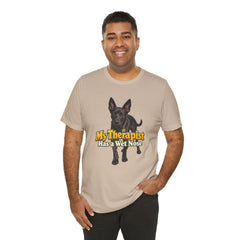 My Therapist Has A Wet Nose Personalized with your dog(s) image T-Shirt