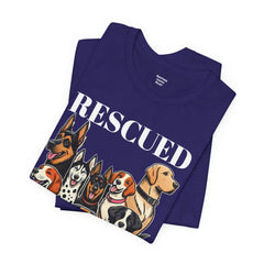 RESCUED IS MY Favorite Breed - Unisex Jersey Short Sleeve Tee