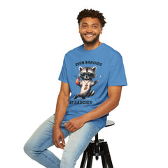 Even Baddies Get Saddies, Raccoon Comfort Colors Shirt
