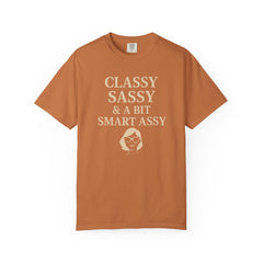 Classy Sassy T-shirt, Unisex Casual Top, Statement Tee, Gift for Her, Fashion Apparel, Birthday Humor Shirt