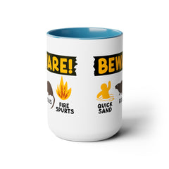 Funny Movie Mug, BEWARE! Quicksand R.O.U.S. Fire Spurts, Pop Culture, Princess Bride Mug, 80s Movie Classic, Unique Fan Gift, Cult Classic