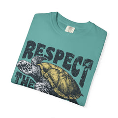 Respect the Locals T-Shirt — Sea Turtle Conservation Graphic Tee