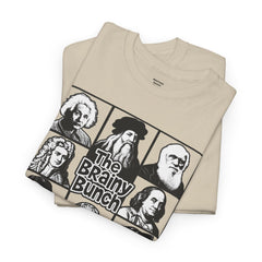 The Brainy Bunch Tee — Vintage Scientist Portraits Graphic T-Shirt