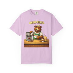Bear‑Rista Coffee T‑Shirt — Cute Barista Bear Graphic Tee