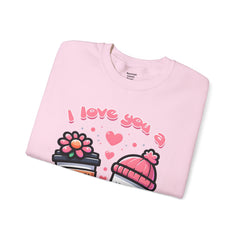 Woman's I Love You A Latte Valentine - Unisex Heavy Blend™ Crewneck Sweatshirt