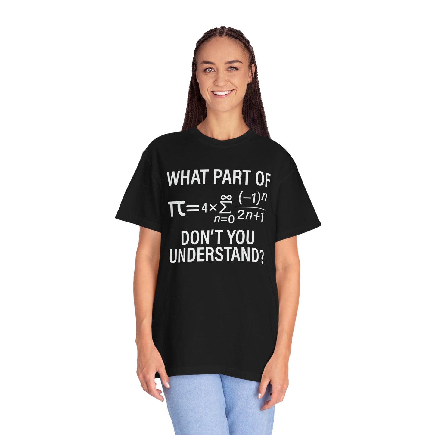 What Part of The Pi Equation Don't You Understand, Comfort Colors Unisex Garment-Dyed T-shirt