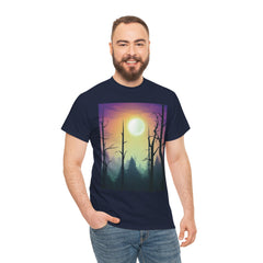 Serene Nature Graphic Tee, Aesthetic T-Shirt, Cozy Casual Wear, Gift for Nature Lovers, Perfect for Outdoor Adventures