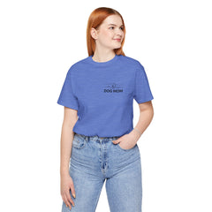 Dog Mom T-Shirt — Personalized Your Dog Image  Tee (Custom Name)