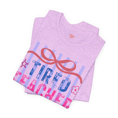 Tired Teacher Summer Club Tee