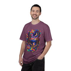 Mystical Psychedelic Moonlit Forest T-Shirt