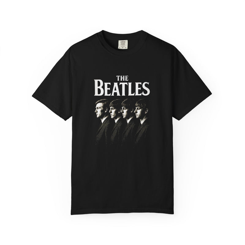 Retro Music T-shirt - The Beatles Unisex Garment-Dyed Tee