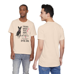 Personalized Dog Dad T‑Shirt — "Treats. Walks. Toys. Naps." Father's Day Gift