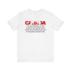 Funny Canadian Tim Hortons reference Tee