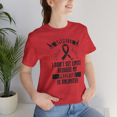 Motivational Amputee Quote - Unisex T Shirt