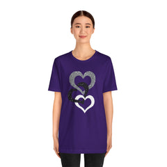 Triple Heart Design Tee
