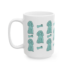 Poodle Ceramic Mug, (11oz, 15oz)