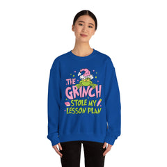 Grinch Stole My Lesson Plan Sweatshirt
