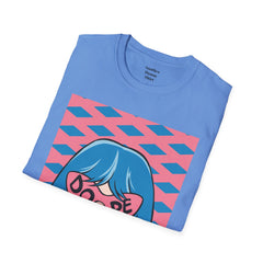 Dope Pop Art Girl Unisex Softstyle T-Shirt