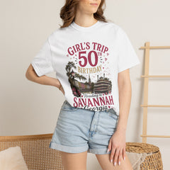 Savannah Girls' Trip 50th Birthday T-Shirt