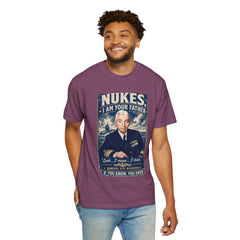 Nukes I Am Your Father Vintage United States Navy Nuclear Power Submarine Graphic T-Shirt