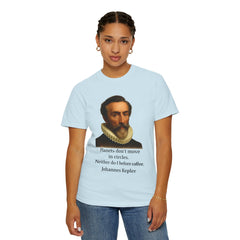 Kepler Coffee Quote T-Shirt — Astronomy Nerd Vintage Portrait Tee