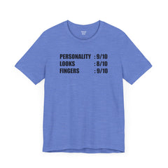 Personality Looks Fingers, Check! - Unisex Jersey Short Sleeve Tee | Amputee Aware,Amputee Humor,Finger Amputee,Gift For Him,Gift For Her