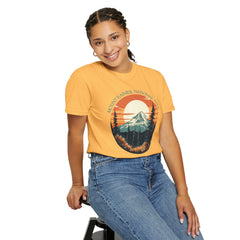 Mount Rainier National Park Graphic, Comfort Colors Soft Relaxed Fit Unisex Garment-Dyed T-shirt