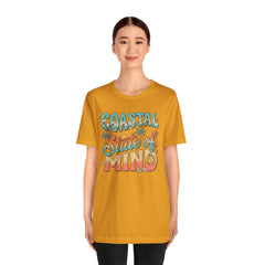 Coastal State of Mind Tee — Retro Beach Graphic T-Shirt