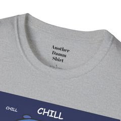 Chill Girl Unisex Softstyle T-Shirt  Pop Art Girl Wearing Sunglasses