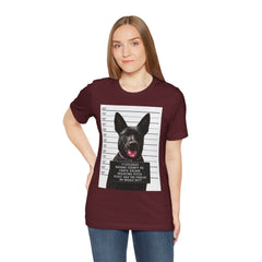 K9 Mugshot Personalized with your Dog T-Shirt