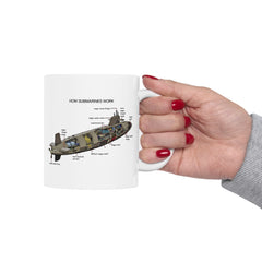 Submarine Magic Ceramic Mug - Fun Nautical Design for Coffee Lovers