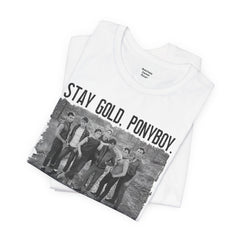 The Outsiders Shirt, Front and Back Images, Greasers Characters Shirt, Unisex Jersey Short Sleeve Tee