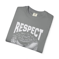 Respect the Locals Whale T-Shirt — Marine Conservation Graphic