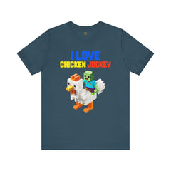 Video Game Movie I Love Chicken Jockey Tee - Unisex Short Sleeve T-Shirt