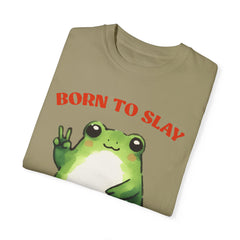 Vintage Style Frog , Born to slay -  Stylish Unisex T Shirt