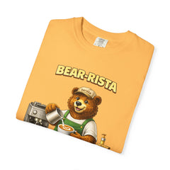 Bear‑Rista Coffee T‑Shirt — Cute Barista Bear Graphic Tee