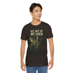 Get Out Of My Loch Nostalgic Graphic Tee. Clint Eastwood Satire Tee