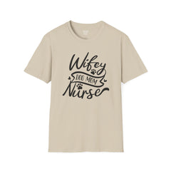 Nurse Humor - Unisex Softstyle T-Shirt | Nurse Awareness, Medical Apparel, Gift For Her, Dog Mom, Hospital Staff Gift, Registered Nurse