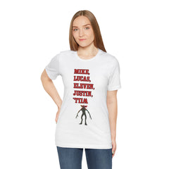 Unisex Jersey Tee - Retro Demogorgon Monster Design for Fans of Adventure & Fantasy