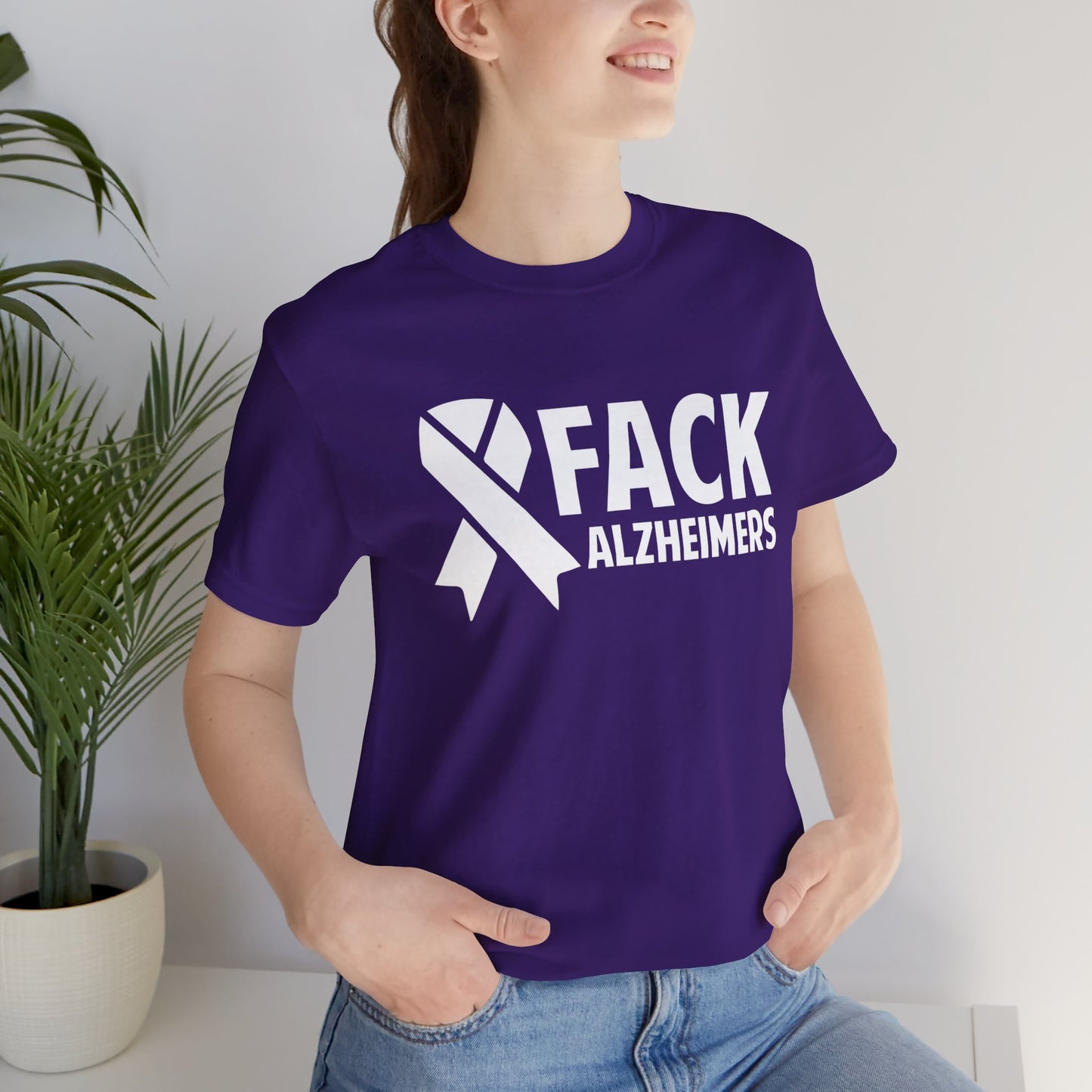 FACK ALZHEIMERS - Unisex Jersey Short Sleeve Tee