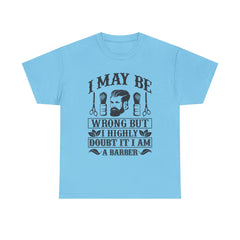 Humorous Barber Tee, Funny Barber Gifts, Unisex Cotton Shirt, Barber Appreciation, Father's Day Gift Tee, Hair Stylist T-Shirt